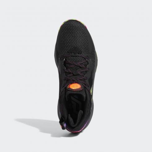 Adidas Dame 8 Big Mood Core Black Grey Six Panther Cyan GW4336 - Other ...