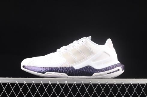 Sepatu Adidas Day Jogger 2020 Boost Cloud White Purple FW5896