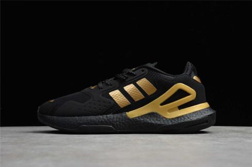 Adidas Day Jogger Boost Core Black Metallic Gold FW4838
