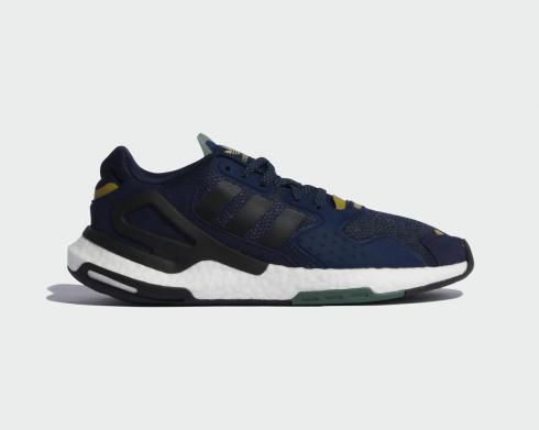 Adidas Day Jogger Collegiate Navy Core Zwart Oud Goud Schoenen FW4832
