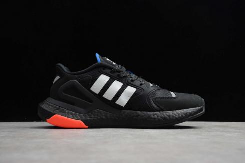 Adidas Day Jogger Core Negro Verde Naranja Zapatillas para correr FW3020