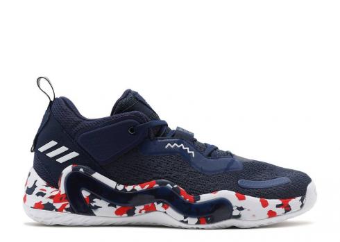 Adidas Don Issue 3 USA Navy Red White Vivid Cloud GW2945 。