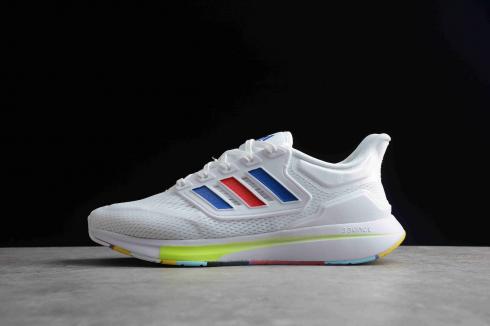 Adidas EQ21 RUN Cloud Valkoinen laivastonsininen punainen monivärinen H00539