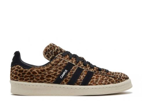 Adidas End X Neighborhood Campus 80'er Leopard Black GX5004