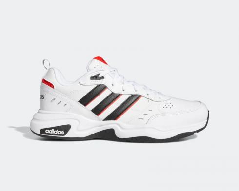 Adidas Essentials Strutter Cloud White Core Black Active Red EG2655