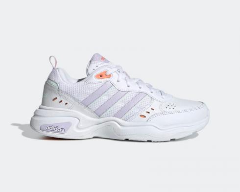 Adidas Essentials Strutter Cloud Hvid Lilla Tint Amber Tint EG8367