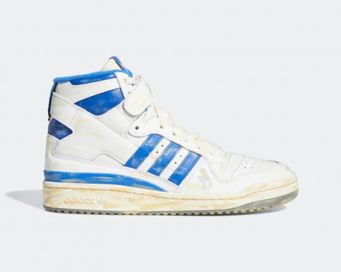 阿迪達斯 Forum 84 高復古鞋白色藍色 GZ6467
