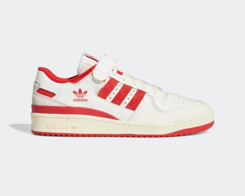 Adidas Forum 84 Low Candy Cane Team Power Red Cream White GY6981 。