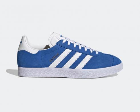 Adidas Gazelle Azul Nube Blanco Oro Metálico GX2207