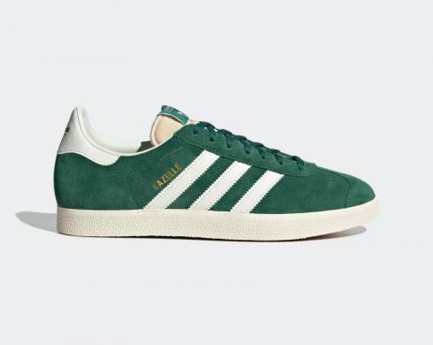 Adidas Gazelle Faded Archive Verde Escuro Off White Creme Branco GY7338