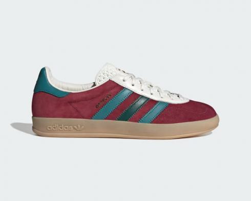 Adidas Gazelle Indoor Collegiate Burgundy Arctic Fuchsia Collegiate Green IG4996