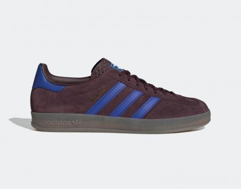 Adidas Gazelle Indoor Shadow Maroon Semi Lucid Blue Simple Brown IG9980
