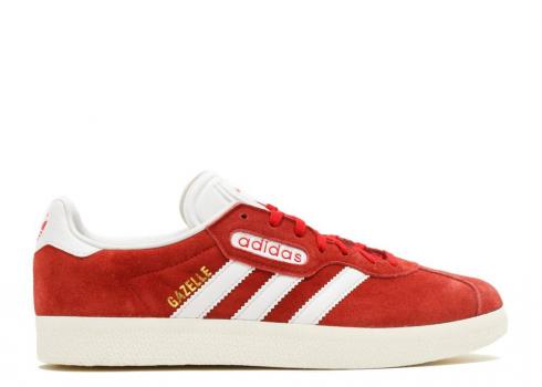 Adidas Gazelle Super Vintage Wit Metaal Goud Rood BB5242