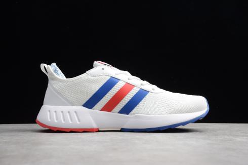 Adidas Grand Court Cloud Blanco Azul Solar Rojo Zapatos EH0835