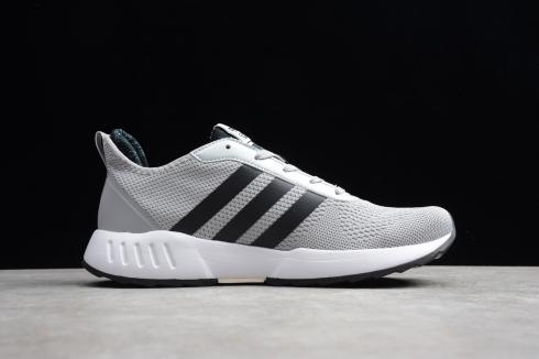 Adidas Grand Court Dark Grey Core Black Cloud White Shoes EH0834