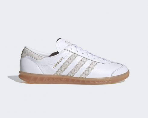 Adidas Hamburg Fish Market Cloud White Silver Metallic Grey Two EF5673