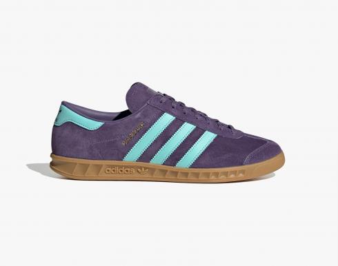 Adidas Hamburg Tech Purple Aqua Gum FV1204 .