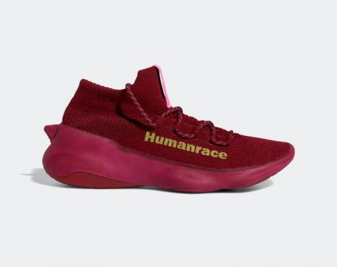 Adidas Human Race Schona x Pharrell Burgundy Screaming Pink Signaalgroen GW4879
