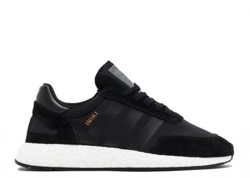 Adidas Iniki Runner Core Sort Hvid Fodtøj BB2100