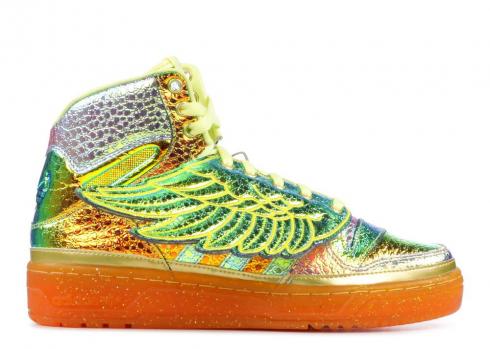 *<s>Buy </s>Adidas Js Foil Wing Jeremy Scott Goldmt Peacit D65203<s>,shoes,sneakers.</s>
