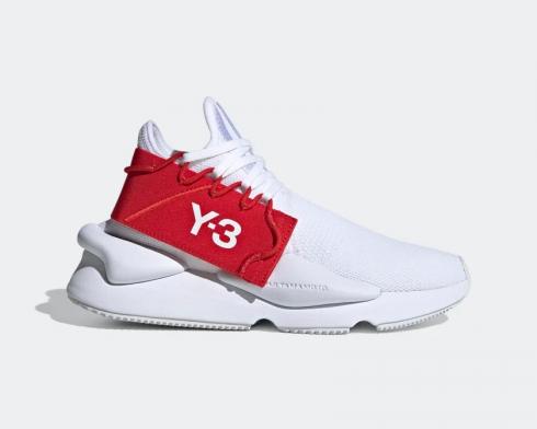 Adidas Kaiwa Knit Cloud Blanco Rojo Zapatillas FV4562