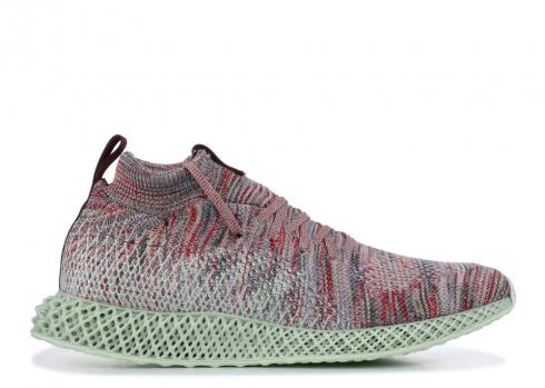 Adidas Kith X Futurecraft 4d Aspen White Aero Green Maroon BB9533
