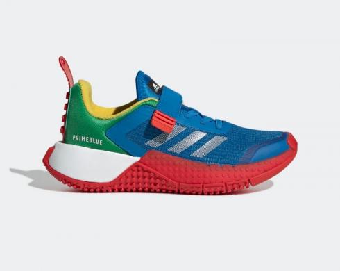 Adidas LEGO x Sport PS 쇼크 블루 코어 블랙 레드 FX2870, 신발, 운동화를