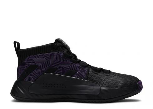 Adidas Marvel Avengers X Dame 5 J Heroes Among Us Black Panther Core Purple Metallic Active Silver EG2627