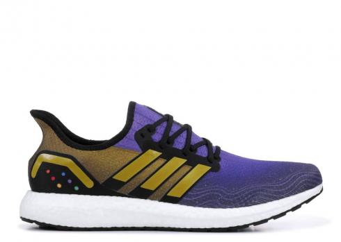 Adidas Marvel X Speedfactory Am4 Thanos Purple Core Clear Zwart FV7917