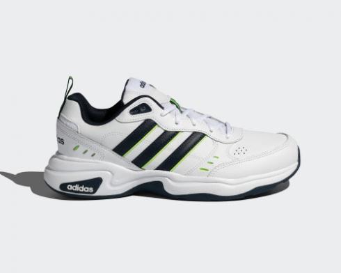 Adidas NEO Strutter Cloud Blanco Core Negro Verde Zapatos para correr FZ0659