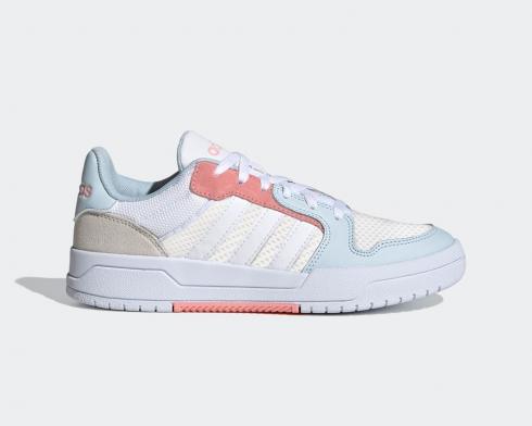 Adidas Neo ENTRAP Cloud White Blue Pink Shoes FX3979