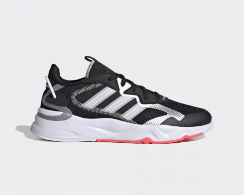 Adidas Neo Futureflow รองเท้าสตรี สีดำสีขาวสีเทาเงิน FW7185