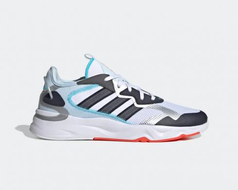 Adidas Neo Futureflow Blanc Bleu Rouge Chaussures FW7194