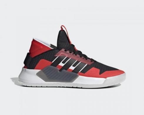 Adidas Neo PLAY9TIS 2.0 Hi-Res Red Core Black Cloud White EF0604