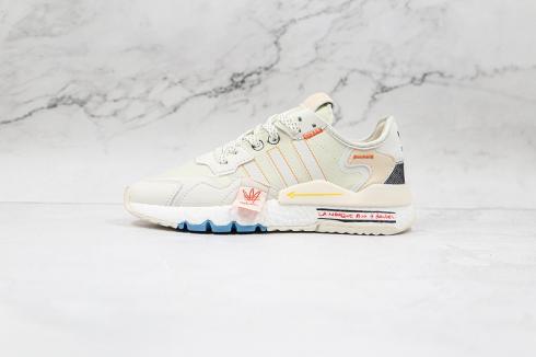 Adidas Nite Jogger 2019 Cloud White Blue University Red CZ3045