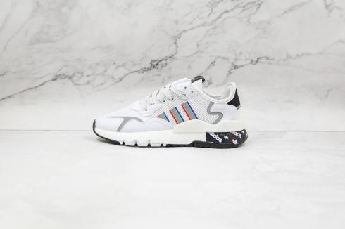 Adidas Nite Jogger 2021 Boost Cloud White Grey Core Black HO1719