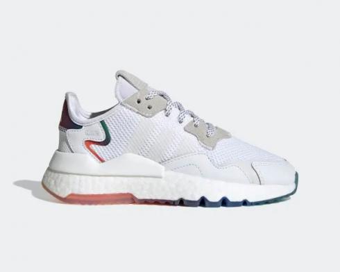 Adidas Nite Jogger Boost Cloud Black Rainbow Shoes FV4544