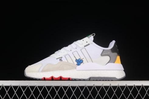 Adidas Nite Jogger Boost Cloud Wit Donkergrijs Kernzwart HP9113