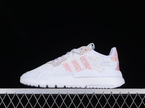 Adidas Nite Jogger Boost Cloud White Red Pink CG6206 。