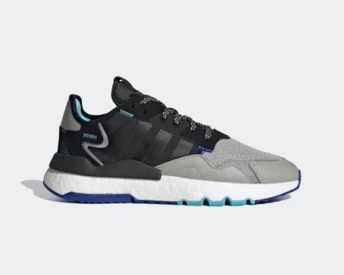 Scarpe Adidas Nite Jogger Boost Metal Grigie Cloud Bianche EF5408