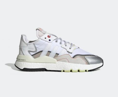 Adidas Nite Jogger Boost Orbit Grey Cloud White Hi Res Red Shoes EF5405