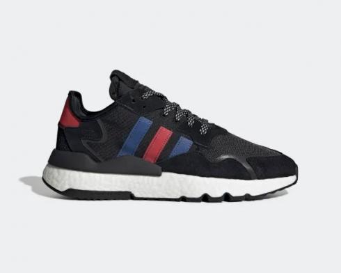 Adidas Nite Jogger Core Black Collegiate Royal Scarlet FV3585