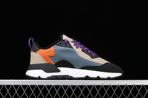 Adidas Nite Jogger Core White Orange Core Black FZ3664