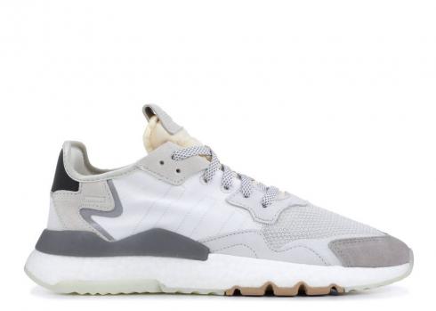 Adidas Nite Jogger Grey Pack - Neutral White Crystal Black Footwear Core CG5950