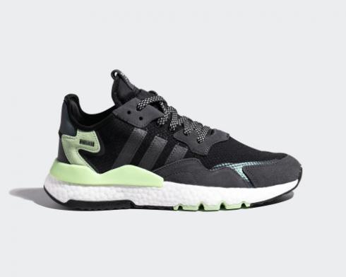 Adidas Nite Jogger Reptile Pack Tech Ink Zwart Glow Groen FV3871