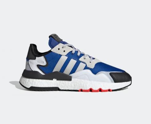 Adidas Nite Jogger Royal Blue Grey White Shoes EH1294