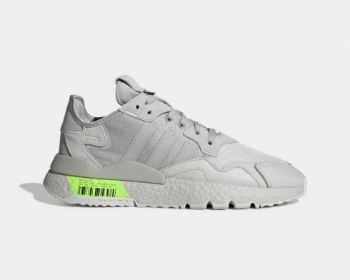 Adidas Nite Jogger Signal Green Grey Shoes FV3619