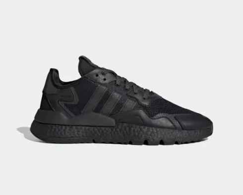 Adidas Nite Jogger Triple Noir Chaussures de Course FV1277