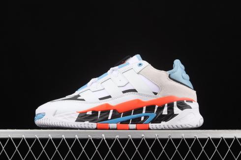 Adidas Niteball Big Logo Cloud White Solar Red Hazy Blue FX7644