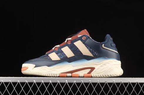 Adidas Niteball Crew Navy Wild Sepia Cream White FX7650